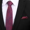 Corbata Delgada K-Style de 8cm para Hombre y Mujer, Moderna, Casual, Profesional, Rayada, Anudada a Mano, Corbata Fina para Novio, Padrinos de Boda, Banquete de Boda