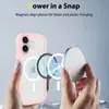 Adecuado para funda de teléfono móvil Apple 17 Big Wave Iphone16/15Promax Funda protectora magnética transparente anticaída