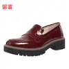 Liu Fu 2026 Outono Novo Comércio Exterior Tamanho Grande Mocassins WISH Amazon Moda Feminina Europeia Americana Sapatos Baixos