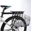Bagageiro Traseiro de Bicicleta Urbana Cesta Suspensa de Bicicleta Dobrável Porta-Cesta de Bicicleta Cesta Lateral Equipamento de Cesta de Bicicleta Acessórios de Bicicleta com Câmbio Prático
