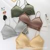 Sling All-match Outer Vestindo Peito Wrapping Colete Feminino Vestindo Bonito Sling Traseiro Envolvendo Peito Interior Vestindo Exterior Sling Belas Costas Mulheres Bottoming