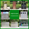Parque da Praça da Cidade de Guangdong Rua Lixeira Classificada de Aço Inoxidável Caixa de Lixo de Barril Único para Interior Fábrica de Personalização Profissional
