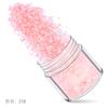 Juego de 12 lentejuelas con purpurina y polvo láser degradado para decoración de uñas con diseño de explosiones transfronterizas en color rosa