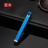 Roda de lixa de tira quadrada mini isqueiro de chama aberta metal simples criativo isqueiro feminino PL170