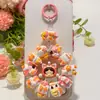 Original Genuino Pop Mart Serie de Buenas Noches Iluminada Lindo DIY Cuentas Trenzadas a Mano Pintadas a Mano Cadena para Teléfono Colgante para Bolso