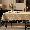 Toalha de Mesa Retrô Francesa, Impermeável, à Prova de Óleo, Não Lavável, Novo Estilo 2026, Toalha de Mesa Anti-Escaldante, Luxo Acessível, Pano de Mesa de Café de Alta Qualidade