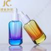 Botella de esencia redonda de 30 ml, transparente, para aceites esenciales y cuentagotas.