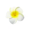 4-9cm Headdress de Frangipani Simulado Eva Flor Seca Flor Havaiana Cabeça Férias na Praia Grampo de Cabelo Flor Artificial Headdress