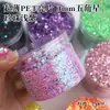Lentejuelas Estrellas de Cinco Puntas Ultradelgadas Mini Estrellas Pequeñas de 1 mm 2 mm 3 mm Estrellas de Cinco Puntas Polvo Brillante para Manualidades DIY