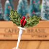 Embalagem de panificação de Natal plug-in joias cena 3D palito de bolo raiz de árvore bolo cupcake inserção de cartão tridimensional