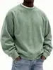 Plataforma de Moda Independiente Transfronteriza 2025 Sudadera Casual de Pana para Hombre con Cuello Redondo para Primavera y Otoño Ropa de Hombre