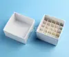 Caja congeladora de papel cuadriculado de 25 celdas caja para tubos de congelación de 2 ml caja de cartón congelado de 1.8 ml caja de cartón de 1.5 ml con salida de aire