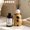 Adorno difusor de capibara lindo, diseño adorable, adecuado para escritorios, dormitorios y entradas; un gran regalo para crear una atmósfera agradable; un pequeño artículo decorativo para tu escritorio