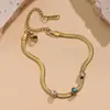 Pulsera con Colgante Geométrico de Corazón Irregular de Nuevo Estilo, Oro de 18 Quilates, No se Desvanece, Moderna, Versátil, Joyería de Alta Gama
