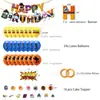 Nueva y superventas, decoración para fiesta temática de Dragon Ball Goku, bandera de cumpleaños para niños, pastel, tarjeta, globo, traje