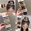 Cuerda para el pelo ancha con lazo simple Mi Mi, goma para el pelo de intestino grueso, versátil, no daña el pelo, alta elasticidad, goma elástica, para mujer gruesa
