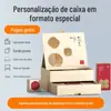 Caixas de Embalagem Personalizadas, Caixas de Presente Personalizadas, Caixas Dobráveis de Uma Peça com Tampa Flip-Top Personalizadas, Caixas de Presente Personalizadas, Caixas de Embalagem Dobráveis Personalizadas, Alto Padrão