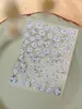 Adesivos para Unhas Yitu Camada Dupla Flor Pequena Simples e Delicados Estilo de Luxo Acessível Adesivos Decorativos Populares Yt5676