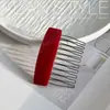 Peine de Acetato Texturizado Etiqueta Dorada Dongdaemun Coreano Peine de Moda de Gama Alta para Viajero Accesorios para el Cabello de Corona Alta Sencillos