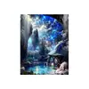 Pintura a Óleo Digital de Paisagem Sci-Fi, Site Independente Amazon, Produto Quente de Comércio Exterior Transfronteiriço Shopee, Fornecimento Direto da Fábrica