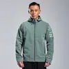 Chaqueta tejida para hombre transfronteriza 2026, nueva de otoño para exteriores, para ir al trabajo, simple, moderna, ligera, con capucha