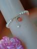 Pulseira de Pérola de Água Doce Natural Feminina Nicho High-end Estilo Ins Vintage Combinação Total Pulseira Ágata Vermelha do Sul Pêssego
