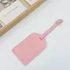 Etiquetas para Equipaje de Color Sólido Nuevas Transfronterizas, Etiquetas de Nombre para Maleta, Etiquetas de Check-in de Aerolínea, Etiquetas de Registro de Identidad Macaron