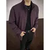 Chaqueta de Piloto Retro Americana Ropa Exterior para Hombre Otoño Holgada Casual Cuello Alto Ropa de Trabajo Patchwork Camisa Estilo Corto Venta al por Mayor
