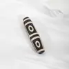 Preto e Branco Tibetano Dzi de Alto Óleo Quatro Nove Olhos Ágata Dzi Multi-Totem DIY Brincadeira Cultural Cordão de Mão Acessórios para Colar Atacado