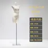 Loja de Lingerie Modelo Roupas Femininas Adereços Loja de Roupas Sutiã Push-Up Meio Comprimento Roupas Íntimas Femininas Modelo Suporte de Exibição de Corpo Humano Falso Meio Comprimento