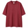 Exportación Transfronteriza Nuevo Verano Talla Grande Camiseta Casual Versátil para Hombre Simple Algodón con Lentejuelas de Gypsophila Manga Corta