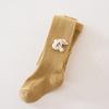 Pantis para niña Primavera y Otoño Delgadas Leggings para niños Estilo coreano Estilo extranjero Accesorios de conejo Calcetines básicos Tesoro Primavera