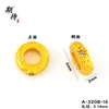Accesorios para Joyería DIY Chapados en Oro al por Mayor con Fuerte Retención de Color, Separadores con Textura Martillada, Argollas de Salto, Collares, Pulseras y Accesorios con Cuentas para Mujeres