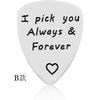 Amazon AliExpress Promoção Quente Nova Placa Leve de Aço Inoxidável Peça de Guitarra Dia dos Pais Titânio Aço Presente