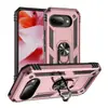 Para Pixel 9A Estuche de Armadura con Soporte Anticaídas 2 en 1 Funda Protectora con Anillo para Coche Pixel 9