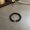 Pulseira de Pedra Vulcânica Cadinho Masculino Design Distinto de Estilo Hip-hop Acessórios para Todos os Combos Joias Minimalistas de Nicho Feminino High-end Sense