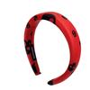 Nueva Diadema de Moda con Estampado Divertido de Calavera Transfronteriza Accesorios para el Cabello Diadema de Esponja Antideslizante de Ala Ancha para Halloween