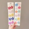 Pinzas para el Cabello de Estrella Lindos Clips Pequeños de Colores Accesorios para el Cabello Pinzas Laterales para Mujer Estilo Coreano Pasadores de Estrella de Cinco Puntas Pinzas para el Flequillo Venta al por Mayor