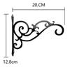 Cesta de Flores de Hierro de Estilo Europeo para Montar en la Pared Decoración de Pared Cesta Colgante Soporte para Flores Colgante Soporte para Flores Colgante Sala de Estar Balcón Colgante de Planta Verde