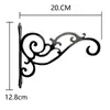 Cesta de Flores de Hierro Montada en la Pared Estilo Europeo Decoración de Pared Cesta Colgante Estante para Flores Estante Colgante para Flores Sala de Estar Balcón Colgante para Plantas Verdes