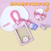 Funda dura de tarjeta de dibujos animados Aidou para insignia de estudiante, tarjeta escolar, funda protectora, tarjetero para tarjeta de autobús, metro, en stock, para hombres y mujeres, deslizante, transparente
