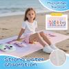 Calidad de Exportación de Comercio Exterior Microfibra 340g Tejido de Punto por Urdimbre Toalla de Playa para Niños con Hebilla, Toalla de Baño, Toalla de Natación, Toalla de Entrenamiento