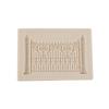Flip sugar mold European porta e janela molde de bolo clássico villa castelo porta chocolate silicone molde ferramentas de cozimento