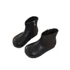 Botas Curtas Femininas Estilo Retrô com Separação de Dedos 2026 Outono/Inverno Novas Botas Emagrecedoras de Solado Macio Versáteis Botas Estilo Britânico para Crianças