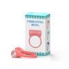 Haoqi anillo vibrador de silicona divertido nuevo hombres y mujeres comparten masajeador coqueto juguetes sexuales para adultos fábrica venta al por mayor