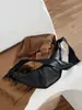 Bolso de Hombro Croissant de Moda Retro Lujo Ligero, Simple y Elegante, Textura Suave, Casual y Versátil, Bolso Cruzado para Mujeres Viajeras