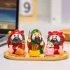 Doce Signos del Zodiaco Dibujos Animados Buda Muñeco de Resina Adornos Zhong Kui Escritorio Estación de Trabajo Hada Decoración Adornos