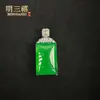 Rojo Neto Chapado en Plata 925 Estilo Nacional Retro alta calidad Verde Imperial Natural Verde Completo Sin Importar Tarjeta Ágata Colgante en Vivo