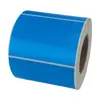 Papel de Etiqueta Térmica a Prueba de Agua, Aceite y Fricción Adhesivo de Código de Barras Rojo Amarillo Azul Verde Amarillo Naranja Código de Barras de Envío