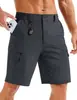 Pantalones cortos de trabajo para hombre transfronterizos, pantalones cortos de verano con múltiples bolsillos y cremallera, pantalones cortos deportivos casuales de secado rápido para senderismo al aire libre